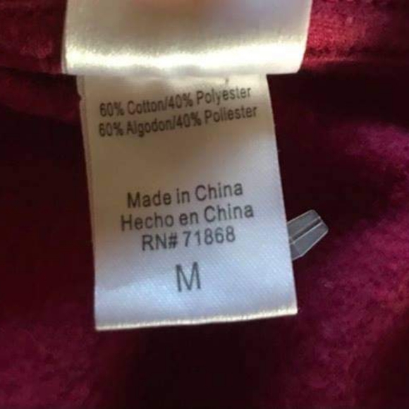 Freeze maroon & white graphic sweatshirt medium - Picture 8 of 9